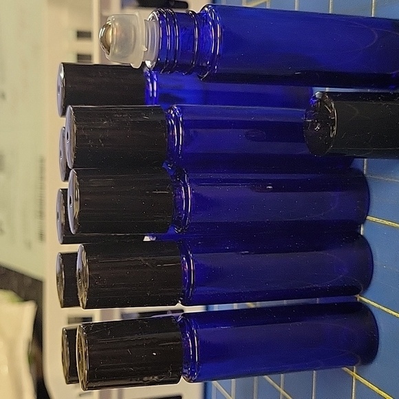 Bundle of 12 Roller Bottle Essential Oil,  Lip Gloss or Perfume 6.5" ml - Picture 1 of 8